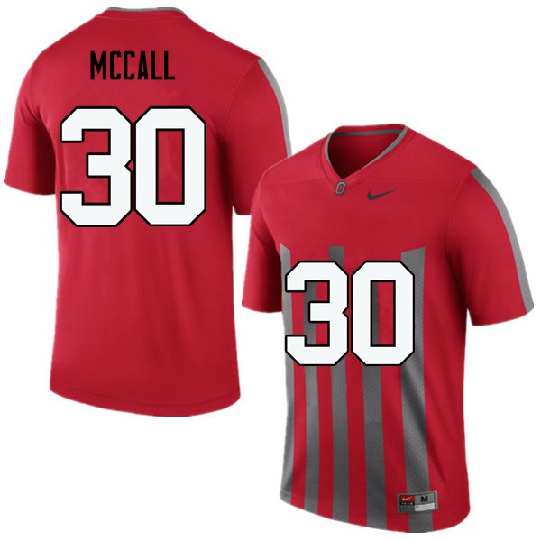 Ohio State Buckeyes #30 Demario McCall Men NCAA Jersey Throwback OSU35127